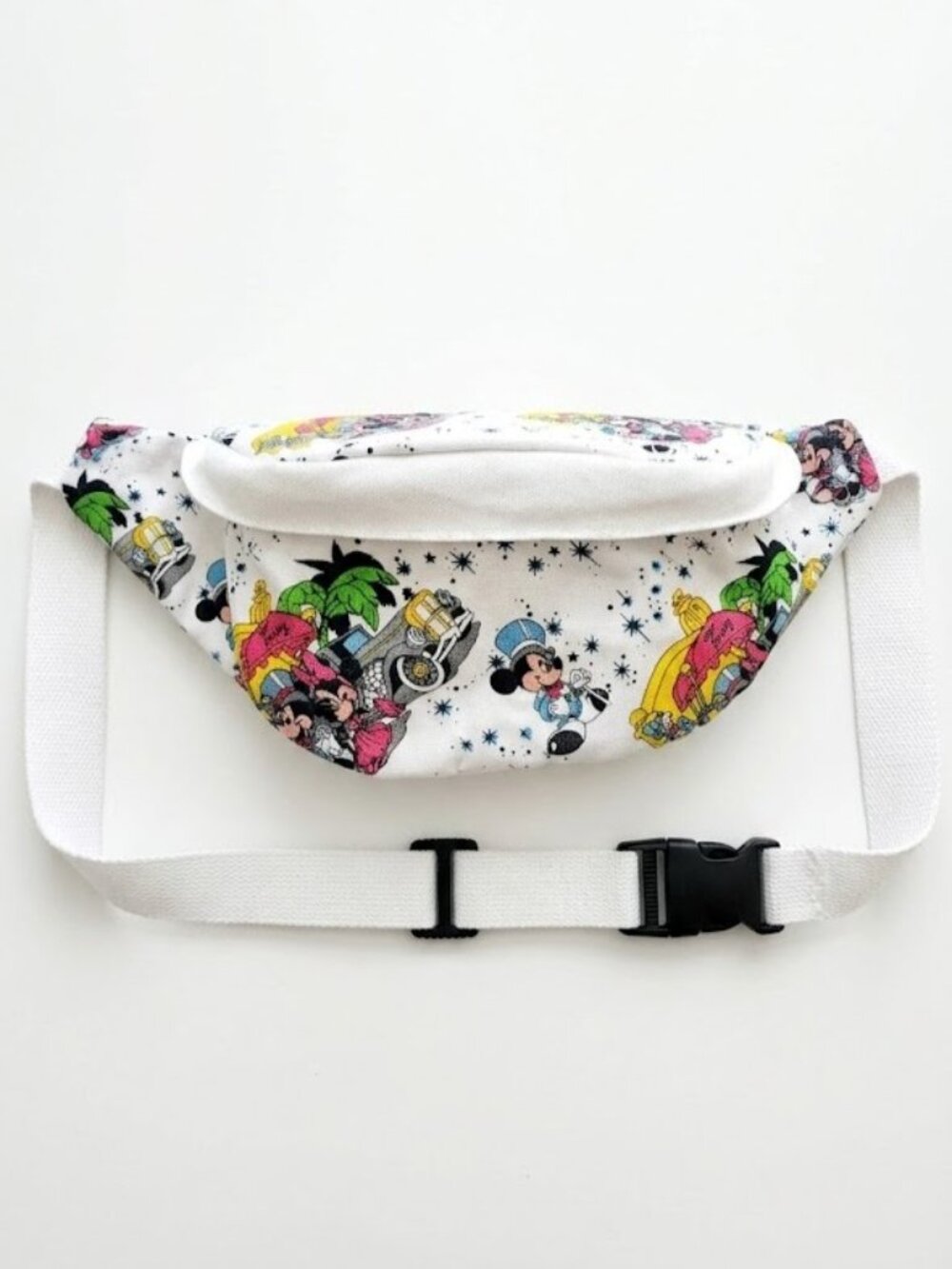 Vintage Disney Retro White Mickey Hip Pack